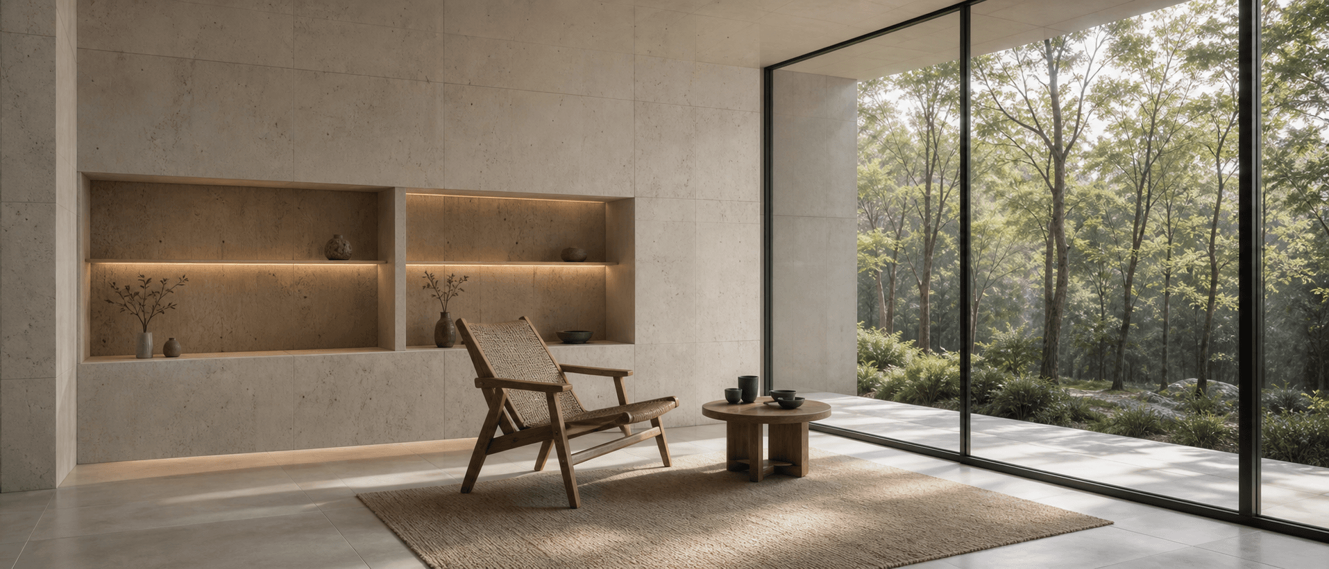 Forest lounge interior