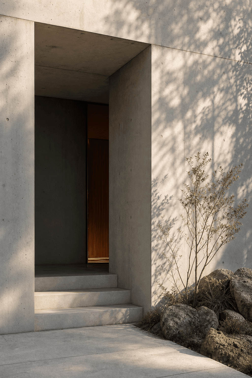 Entrance shadow