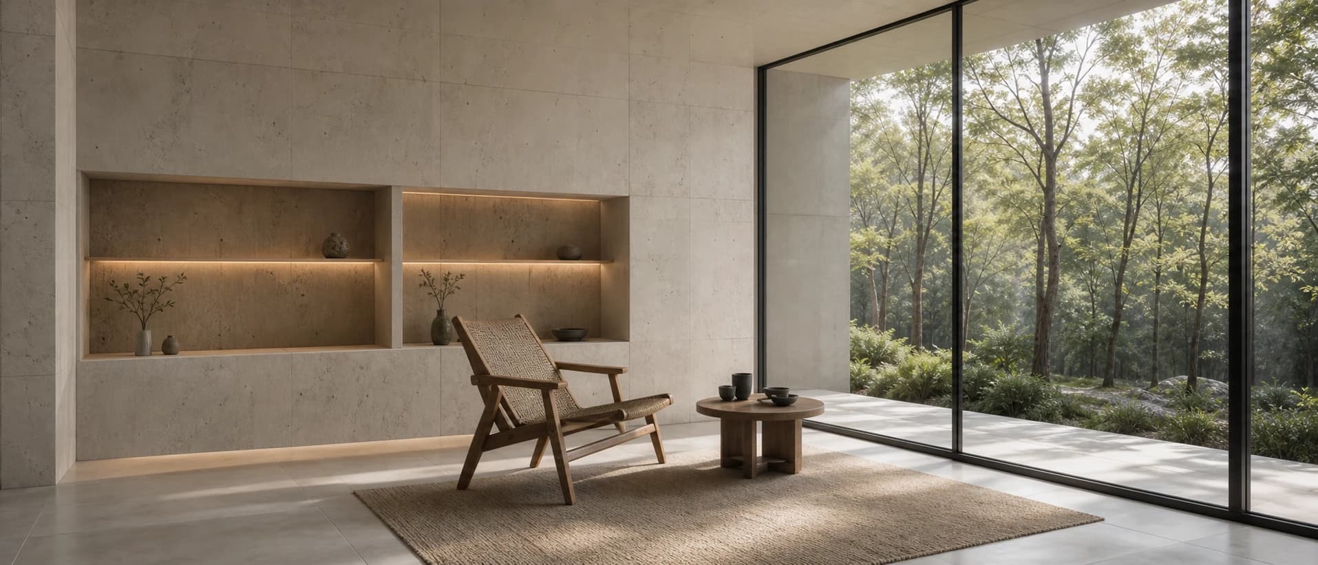 Forest lounge interior