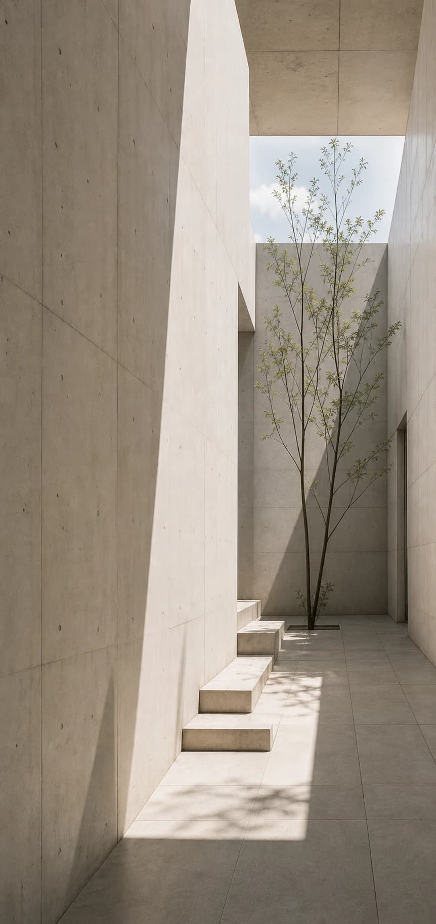 Vertical courtyard